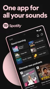 دانلود اسپاتیفای Spotify 9.1.24.1739 اندروید + مود شده، پرمیوم، آمولد، لایت و طلایی