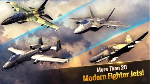 دانلود تیز بال مود شده ⟦هک شده بی نهایت✔️⟧ Ace Fighter 2.747 با لینک مستقیم
