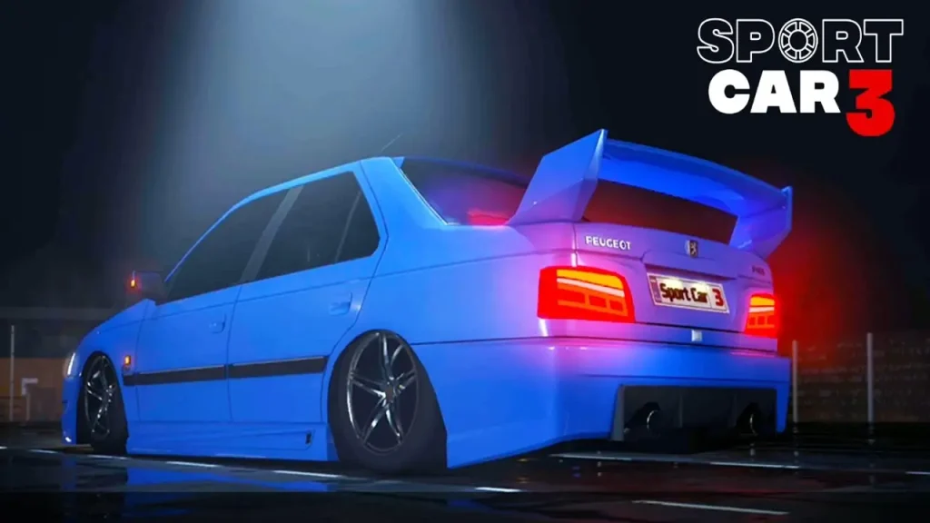 دانلود بازی ماشین اسپرت 3 مود شده (مگا و منو مود) Sport car 3 : Taxi & Police با پول بی نهایت