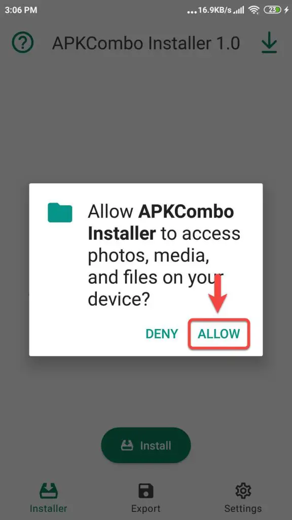 نصب فرمت xapk با برنامه ApkCombo